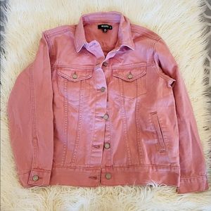 MissGuided Oversized PINK Denim Jacket